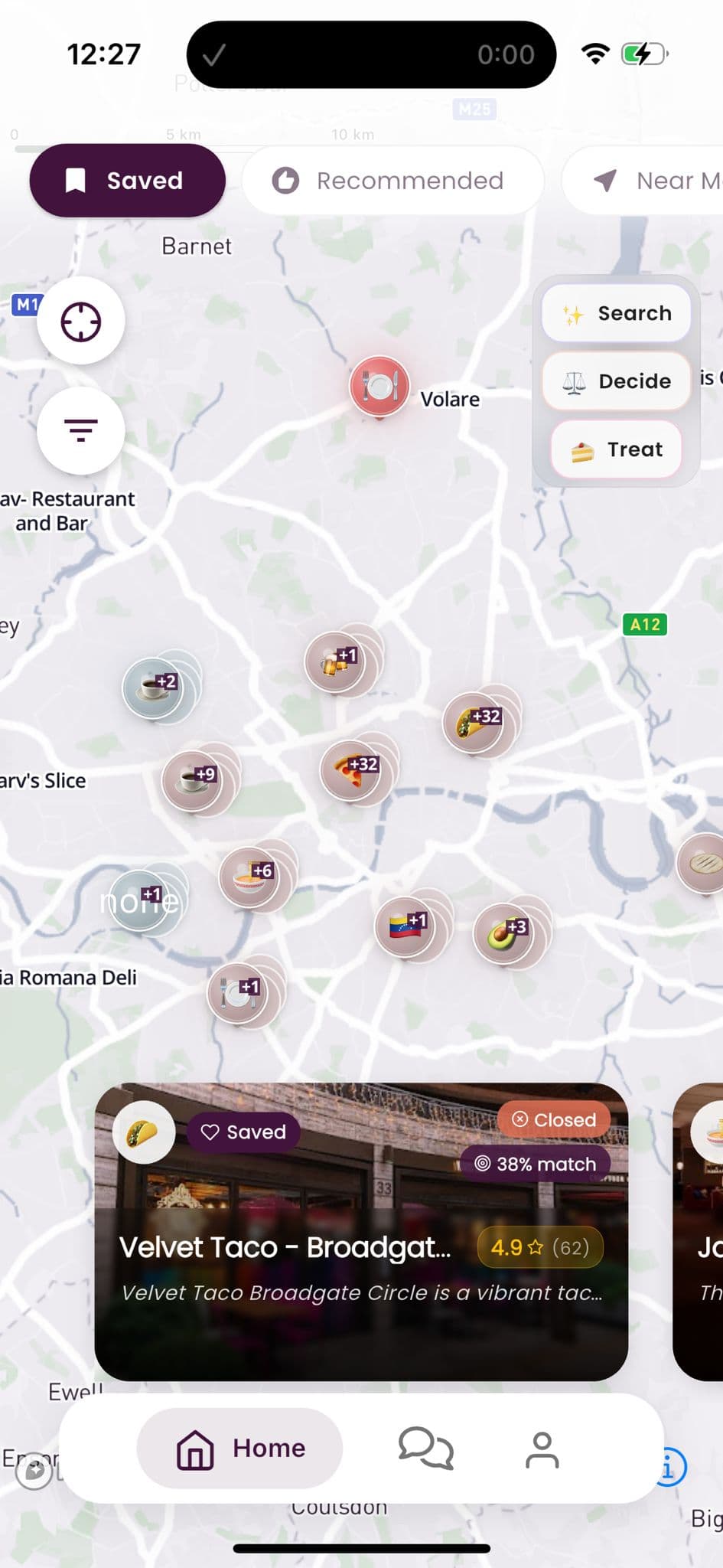 Pinit app explore screen